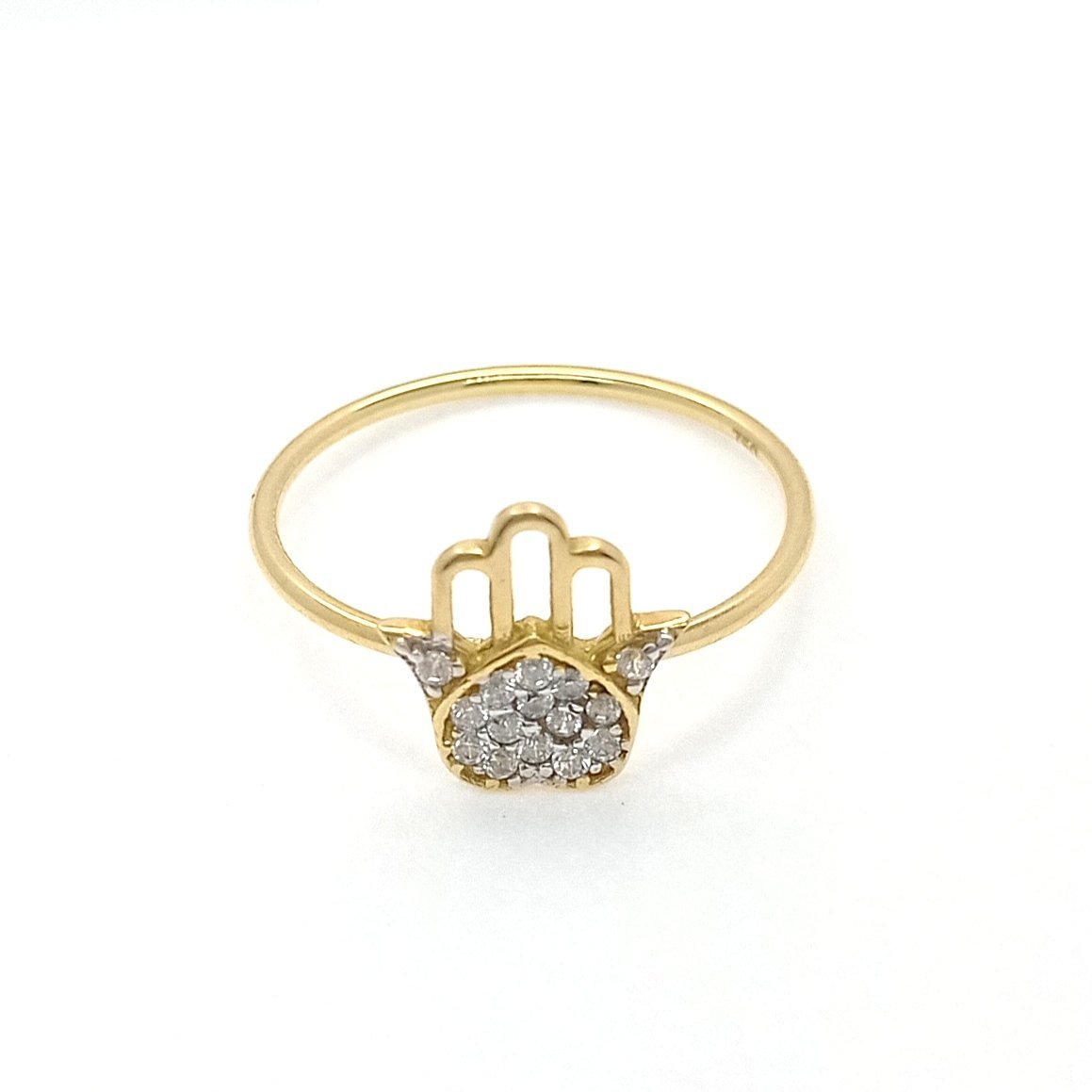 Anillo oro 18k circones - Image 2