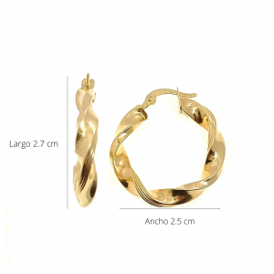 Candongas oro 18k