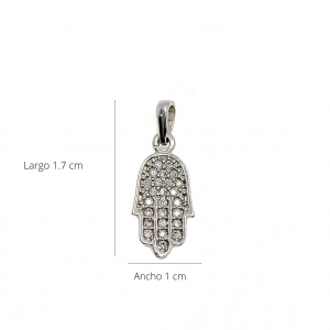 Dije oro 18k y circones