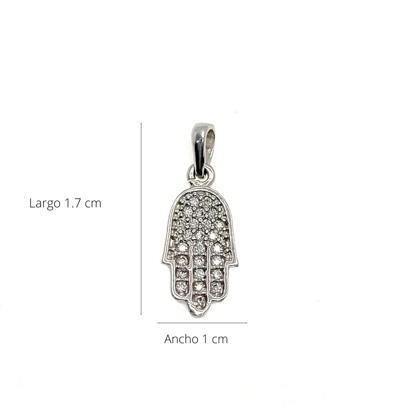 Dije oro 18k y circones