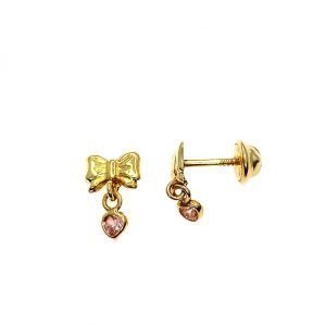 Topos oro 18k y circones