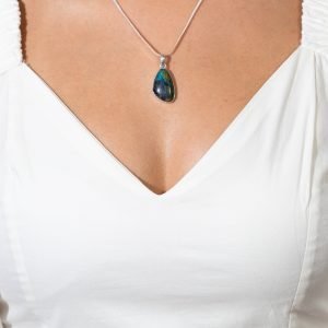 Dije Plata Azurita Morenci