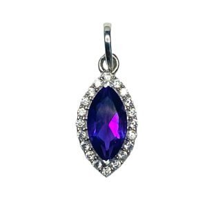 Dije Plata Amatista Marquiz