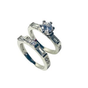 Argolla y Pisa Argolla Plata Circones