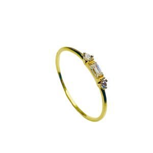 Anillo 18k Tresillo Circones