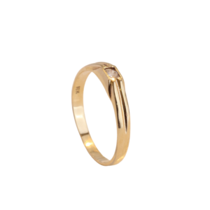 Anillo Oro 18k Circon