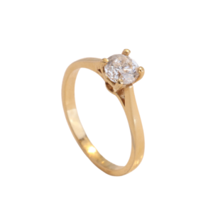 Anillo Oro 18k Diamante