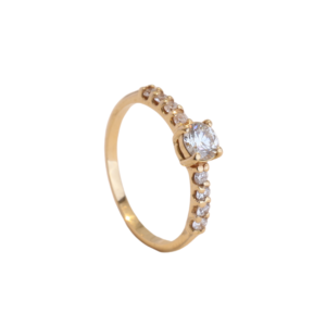 Anillo Oro 18k Diamantes