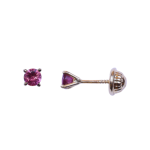 Topos Oro 18k Turmalinas Rosa
